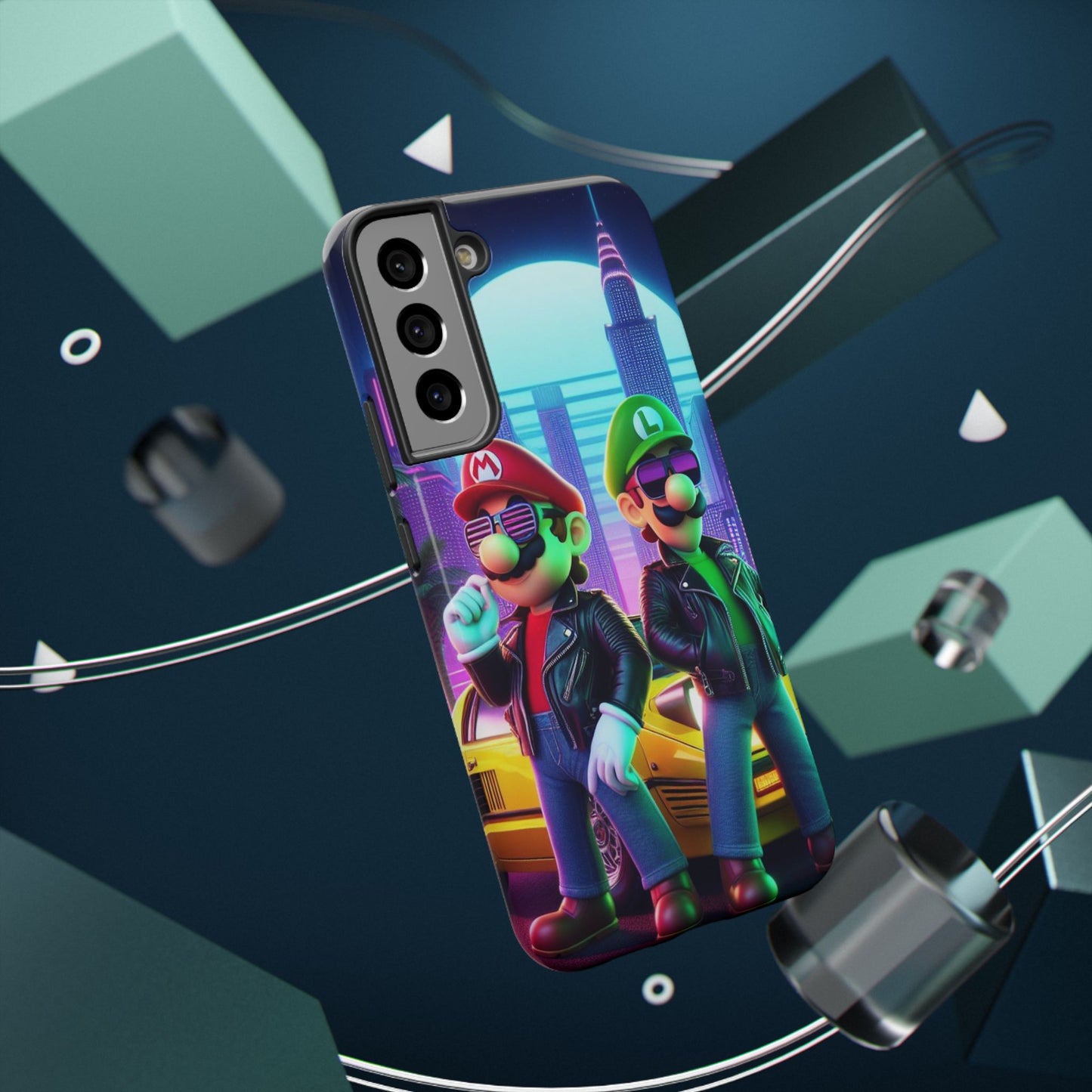 Mario and Luigi Impact-Resistant Phone Case