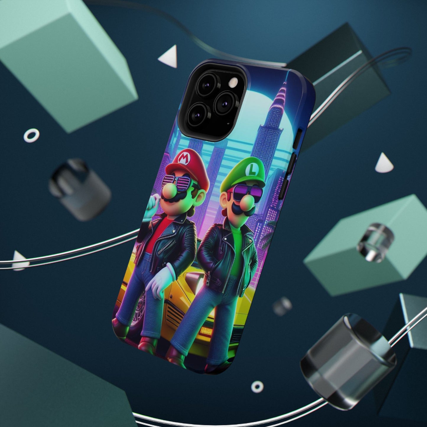 Mario and Luigi Impact-Resistant Phone Case