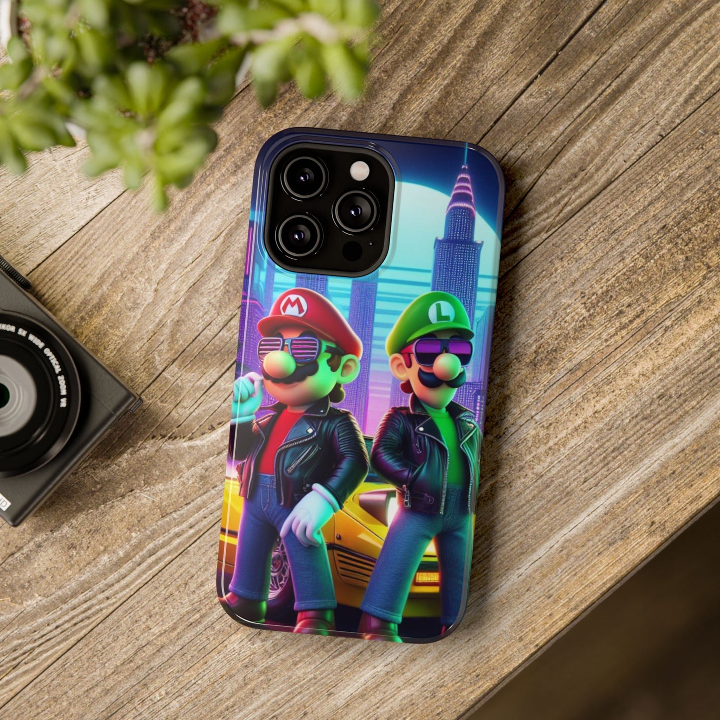 Mario and Luigi Impact-Resistant Phone Case