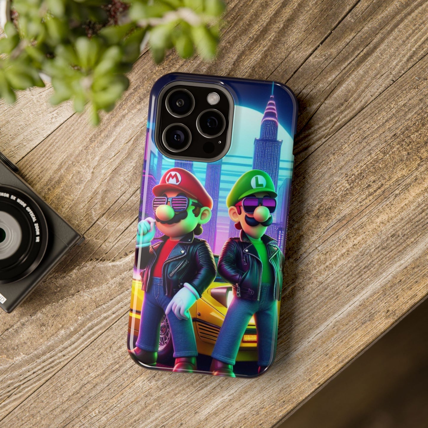 Mario and Luigi Impact-Resistant Phone Case