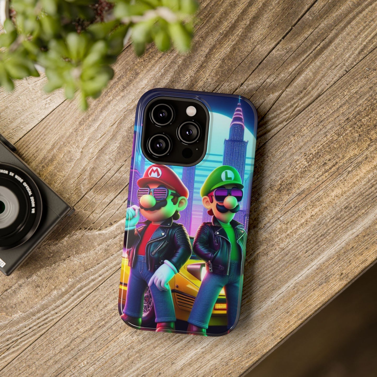 Mario and Luigi Impact-Resistant Phone Case