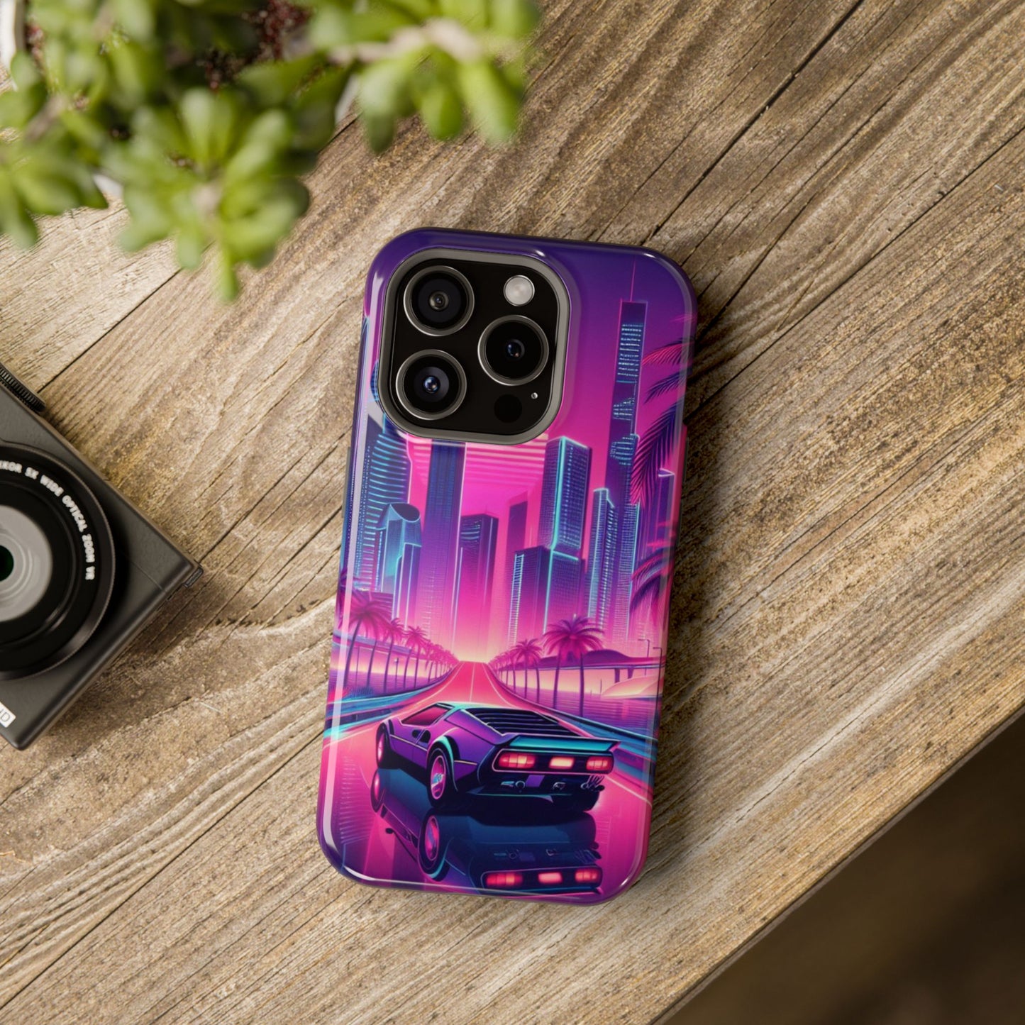 Synth Roads Impact-Resistant Phone Case