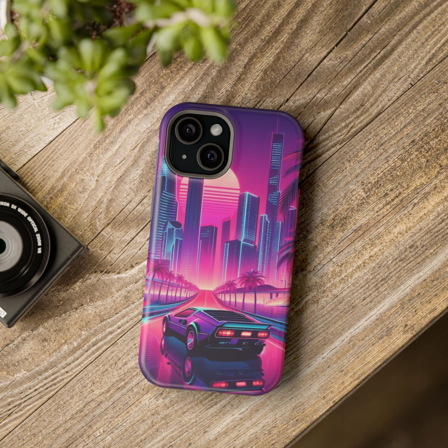 Synth Roads Impact-Resistant Phone Case