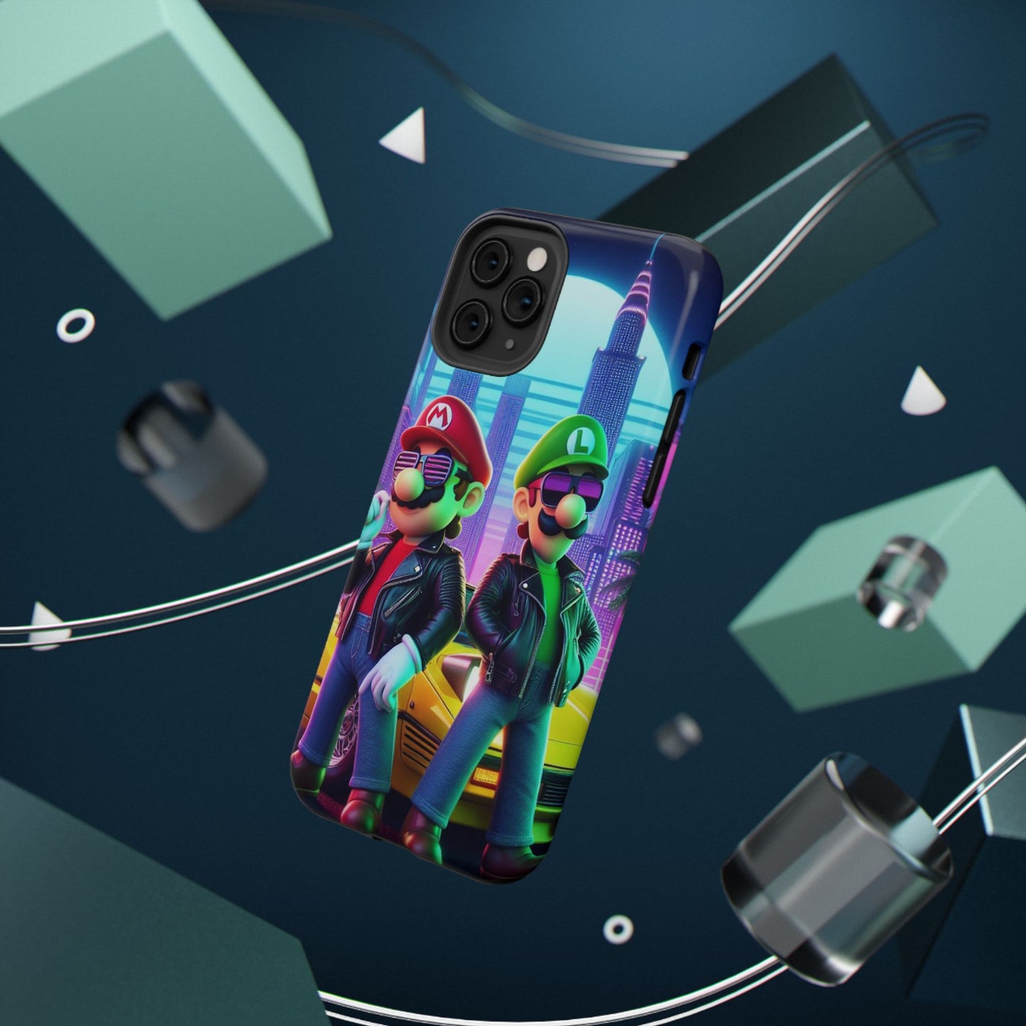 Mario and Luigi Impact-Resistant Phone Case