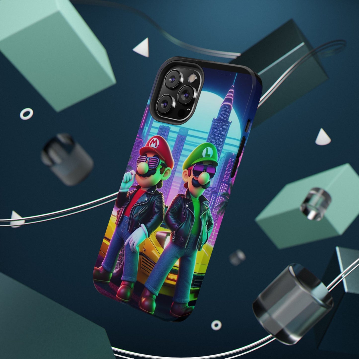 Mario and Luigi Impact-Resistant Phone Case