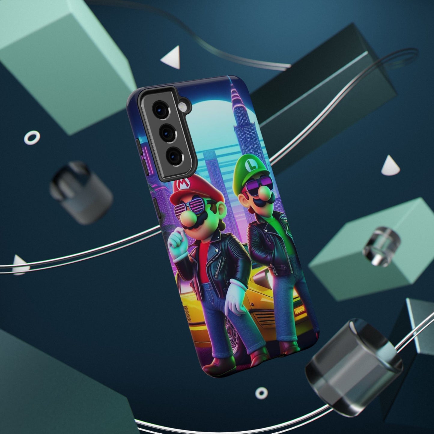 Mario and Luigi Impact-Resistant Phone Case