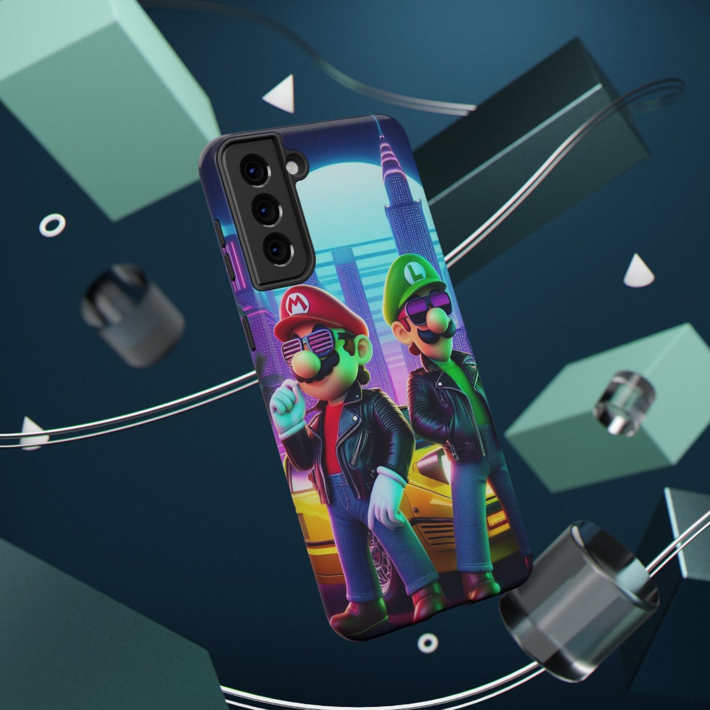 Mario and Luigi Impact-Resistant Phone Case