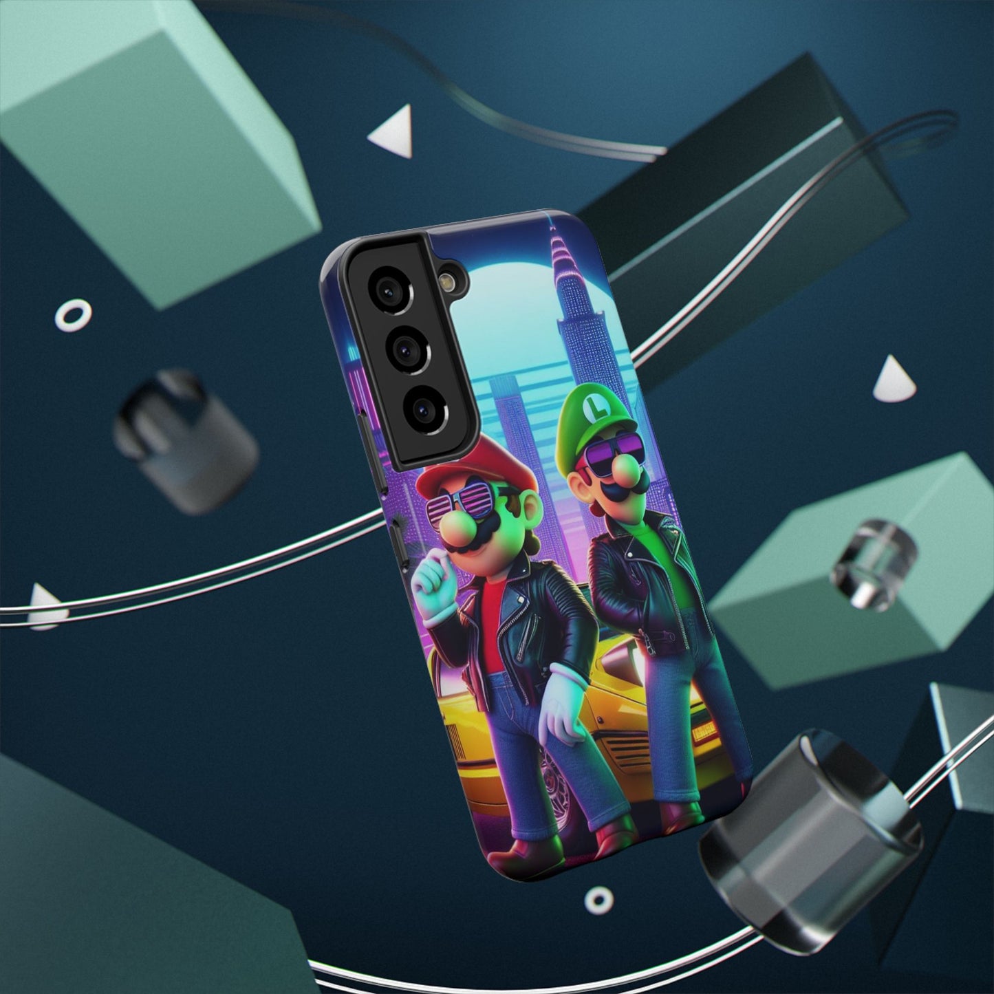 Mario and Luigi Impact-Resistant Phone Case