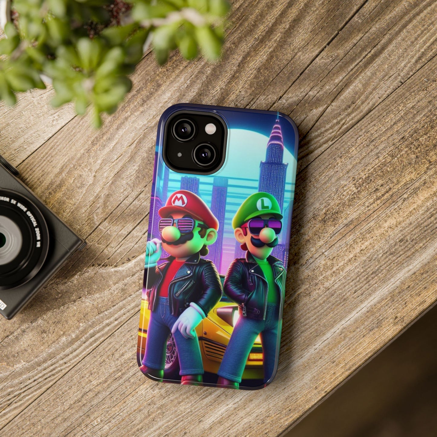 Mario and Luigi Impact-Resistant Phone Case